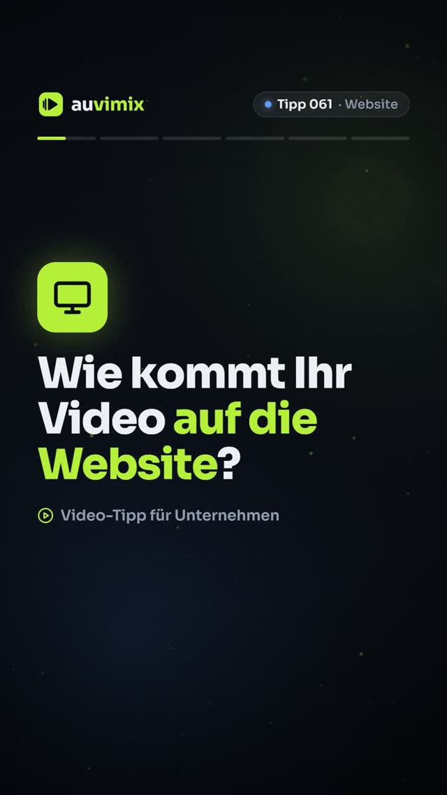 vimix: Video auf der Website einbinden: 3 Wege im Vergleich