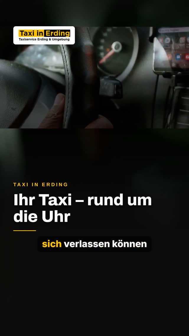 Thema Sonstiges: Erklärvideo: Taxi in Erding – Taxiservice rund um die Uhr