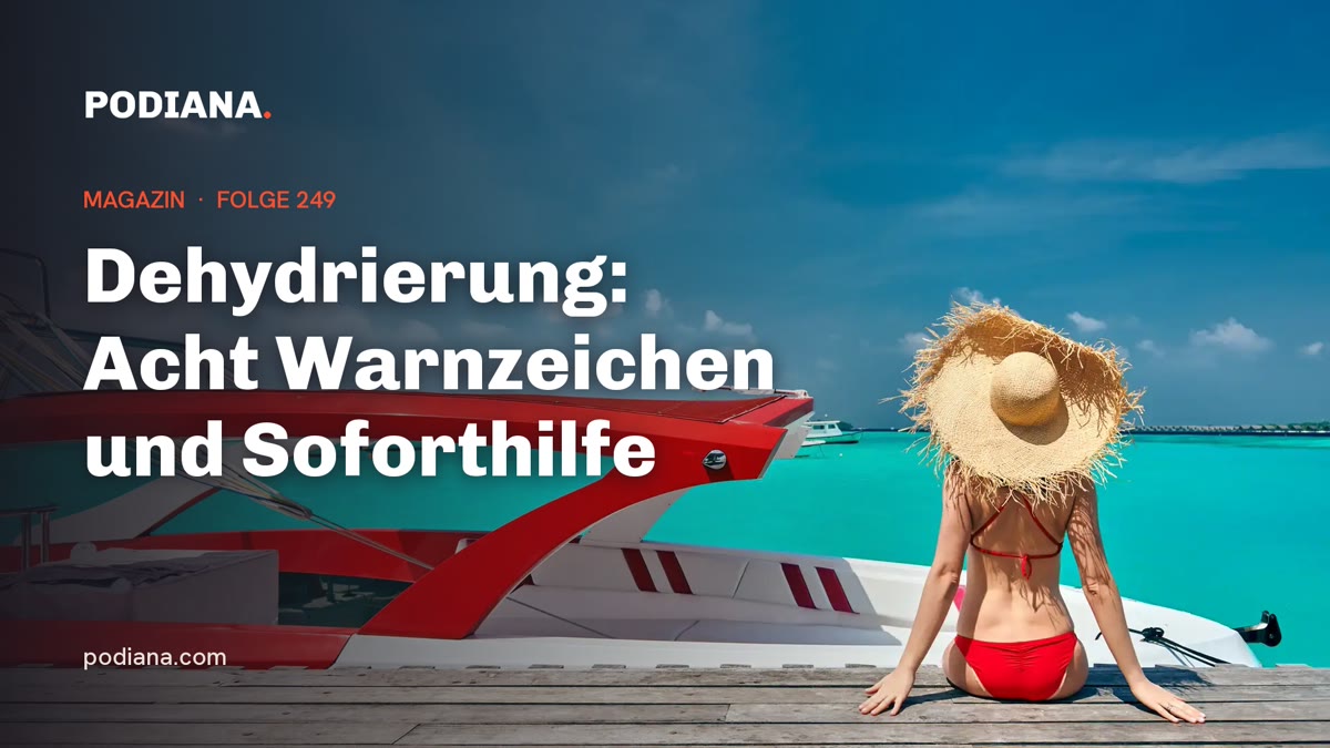 Cover: Dehydrierung: Acht Warnzeichen und Soforthilfe