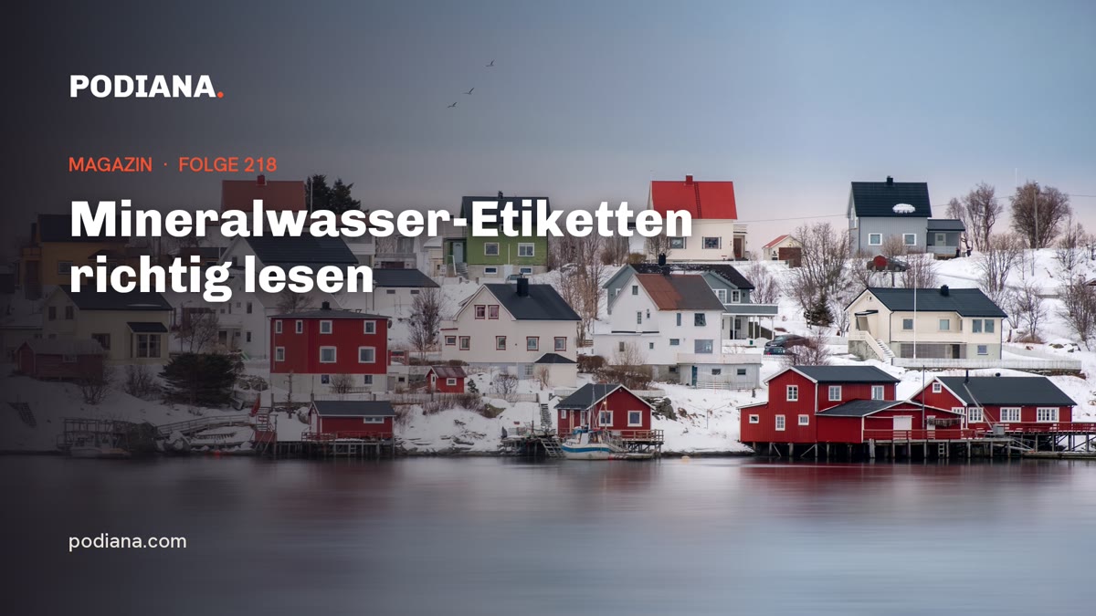 Cover: Mineralwasser-Etiketten richtig lesen