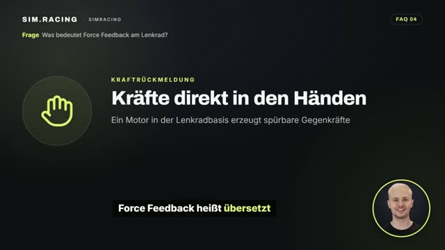 Video: Was bedeutet Force Feedback am Lenkrad?