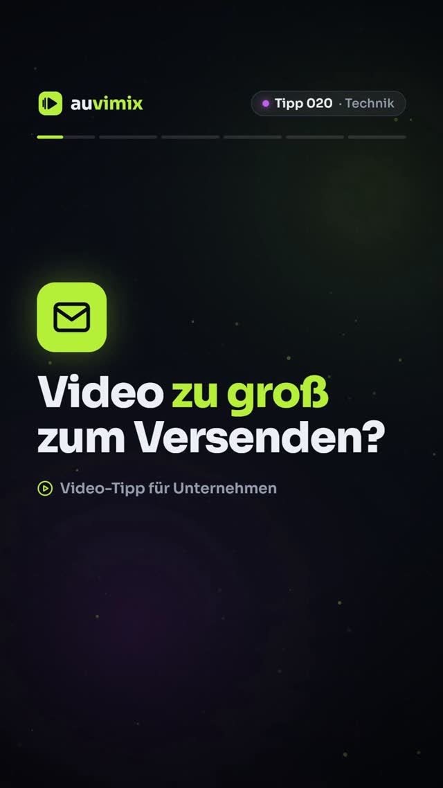 vimix: Video zu groß zum Versenden: 5 Lösungen