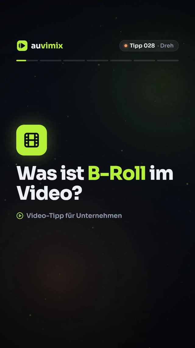 vimix: B-Roll: Was ist das und warum braucht jedes Video sie?