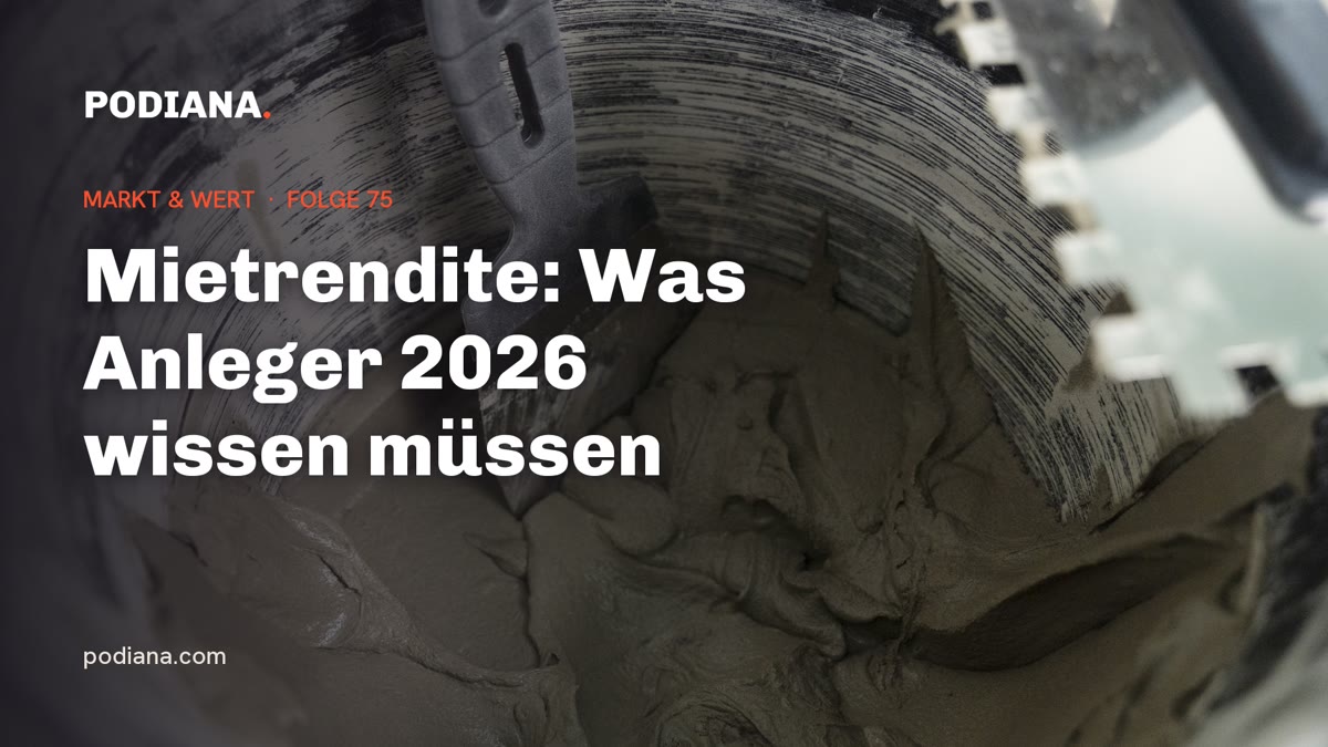 Cover: Mietrendite: Was Anleger 2026 wissen müssen