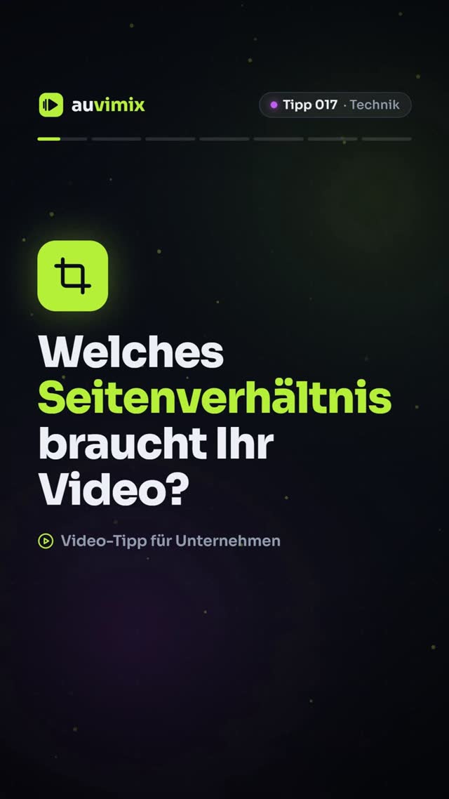 vimix: Seitenverhältnis erklärt: 16:9, 9:16, 4:5 und 1:1