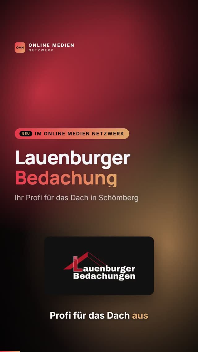 vimix: Neu im Online Medien Netzwerk: Lauenburger Bedachung – Ihr Dachprofi aus Schömberg