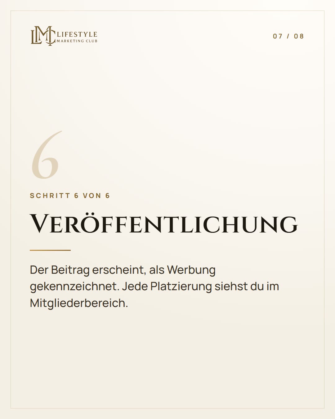 So funktioniert der Lifestyle Marketing Club (7/8)
