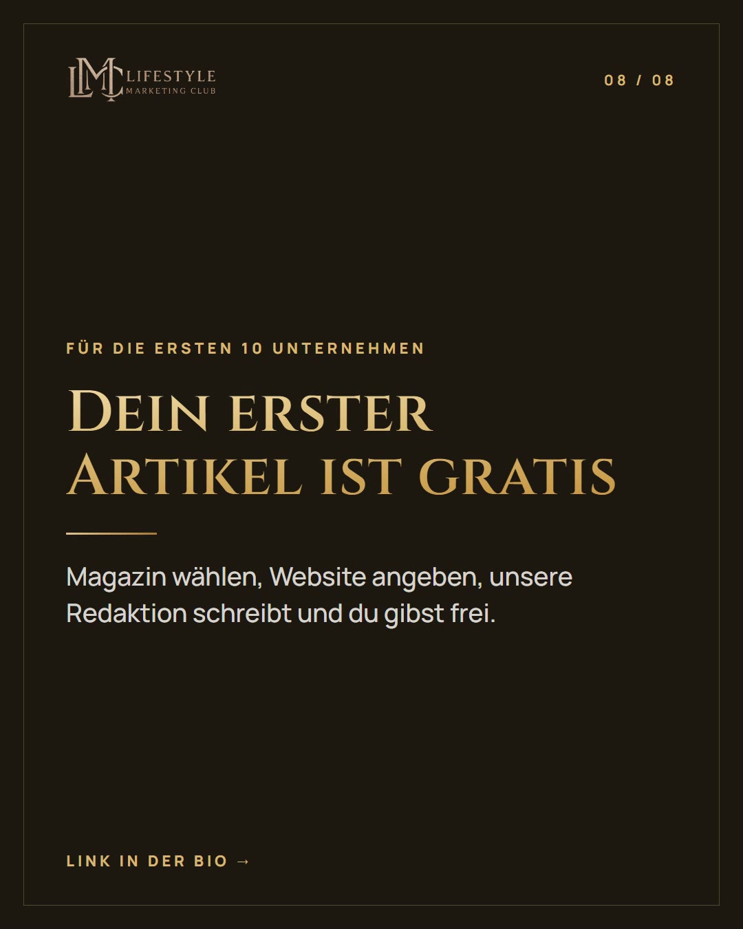 So funktioniert der Lifestyle Marketing Club (8/8)