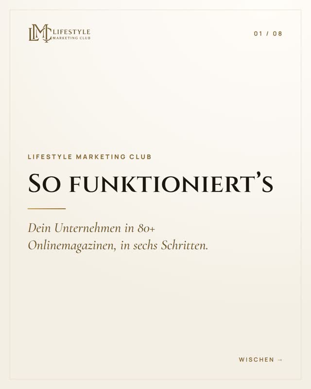 Post: So funktioniert der Lifestyle Marketing Club