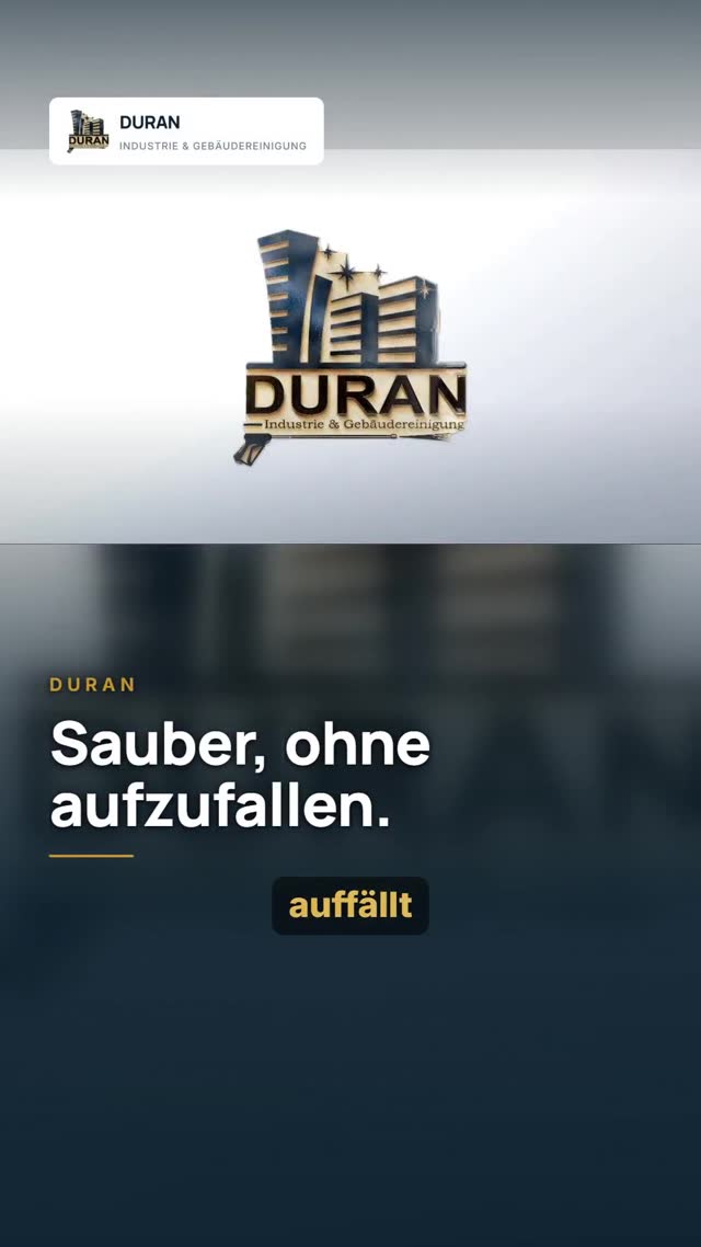 vimix: Erklärvideo: DURAN – Industrie- und Gebäudereinigung für Bremen, Verden und Achim