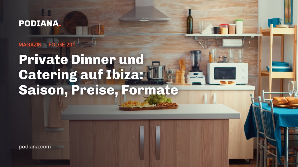 Cover: Private Dinner und Catering auf Ibiza: Saison, Preise, Formate
