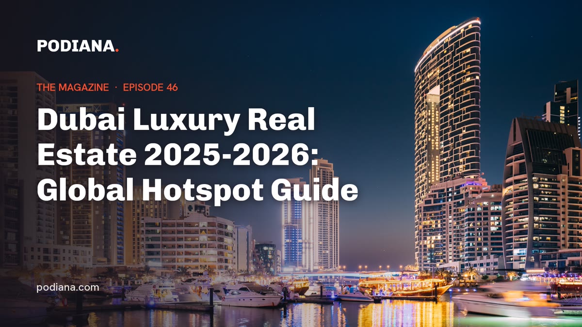 Cover: Dubai Luxury Real Estate 2025-2026: Global Hotspot Guide