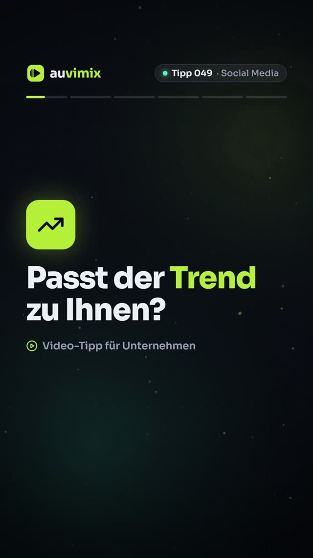 vimix: Trends nutzen als Unternehmen – ohne peinlich zu wirken