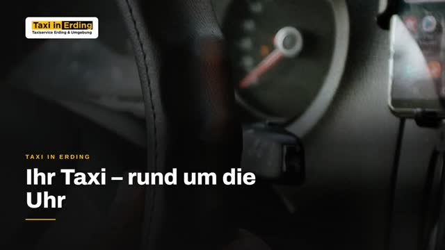 Video: Erklärvideo: Taxi in Erding – Taxiservice rund um die Uhr