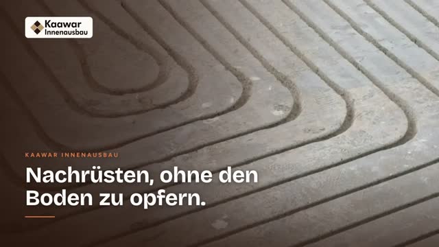 Video: Erklärvideo: Kaawar Innenausbau – Fußbodenheizung nachrüsten in Oldenburg
