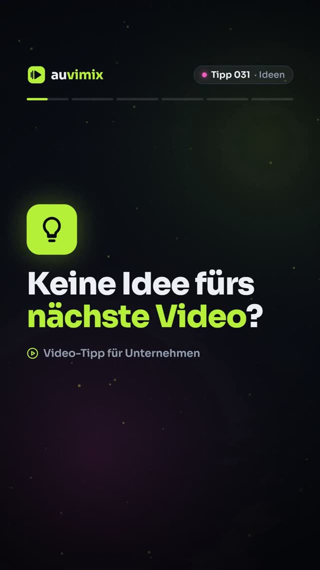 vimix: Videoideen für Unternehmen: 10 Formate, die funktionieren