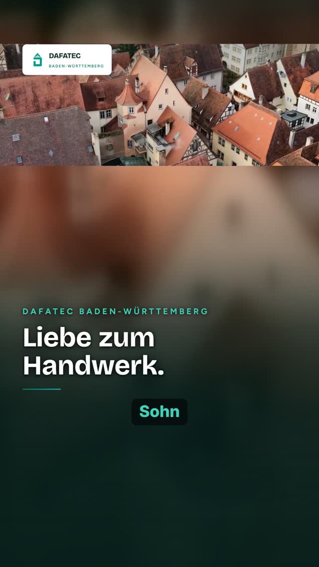 vimix: Erklärvideo: DAFATEC Baden-Württemberg – Dachdecker-Fachbetrieb aus Aldingen