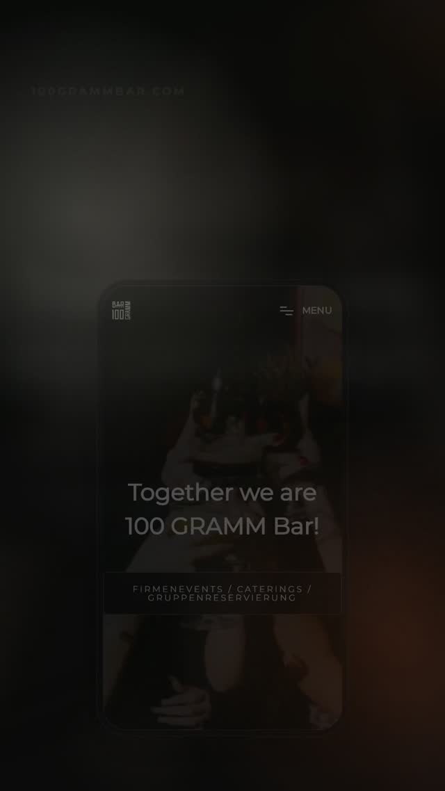 vimix: Erklärvideo: 100 Gramm Bar – Cocktailbar am Rosenthaler Platz in Berlin