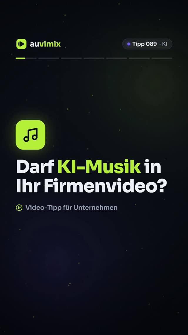 vimix: KI-Musik im Video: Rechte prüfen, bevor Sie veröffentlichen