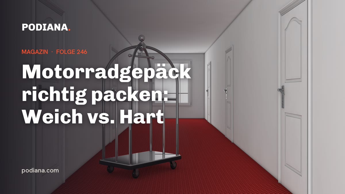 Cover: Motorradgepäck richtig packen: Weich vs. Hart