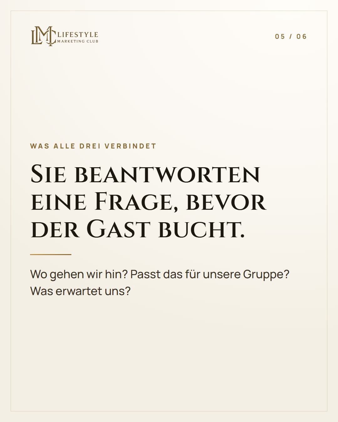 Dein Menü steht online. Deine Geschichte auch? (5/6)