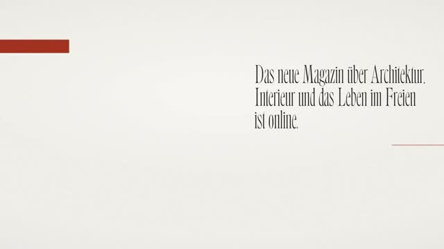 Thema Architektur und Interior: Muroso Launch Video DE (muroso.de) 16:9