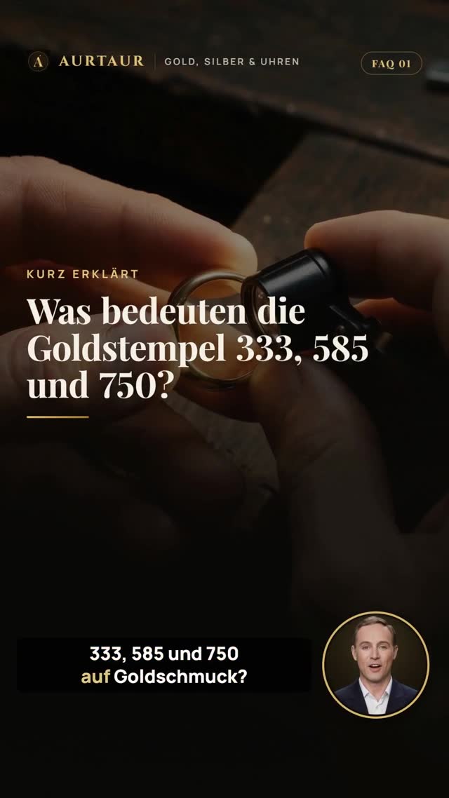 vimix: Was bedeuten die Goldstempel 333, 585 und 750?