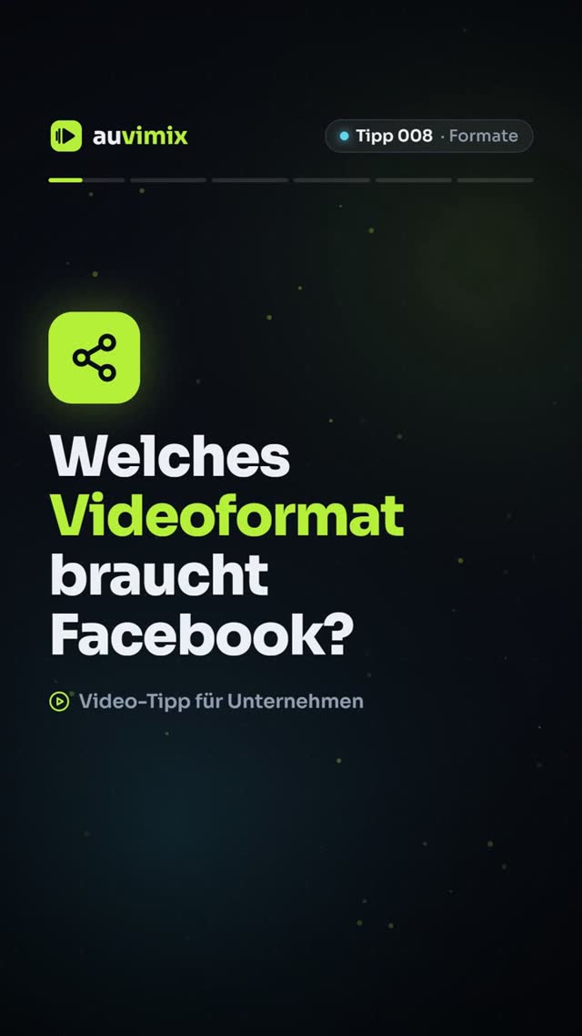 vimix: Facebook-Video-Format: Feed, Reels und Story
