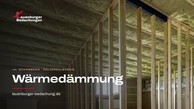 Video: Wärmedämmung: Lauenburger Bedachung aus Schömberg