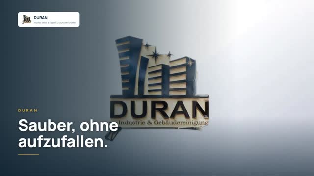 Video: Erklärvideo: DURAN – Industrie- und Gebäudereinigung für Bremen, Verden und Achim