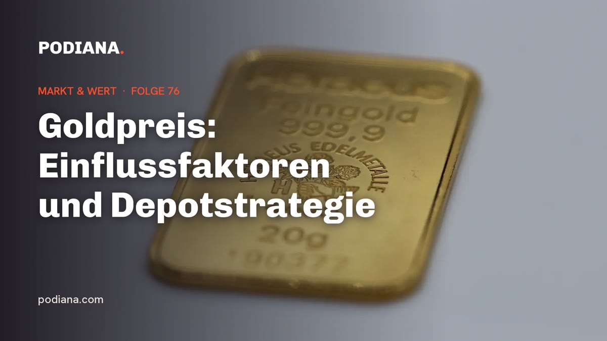 Cover: Goldpreis: Einflussfaktoren und Depotstrategie