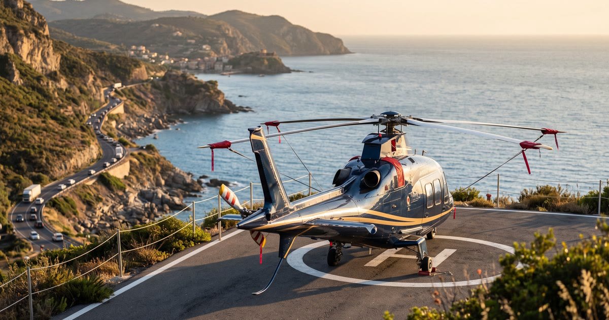Cover: Hubschraubertransfers: Zeitersparnis, Wetter und Kosten