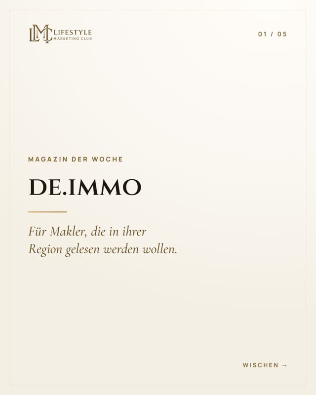 Post: Magazin der Woche: de.immo