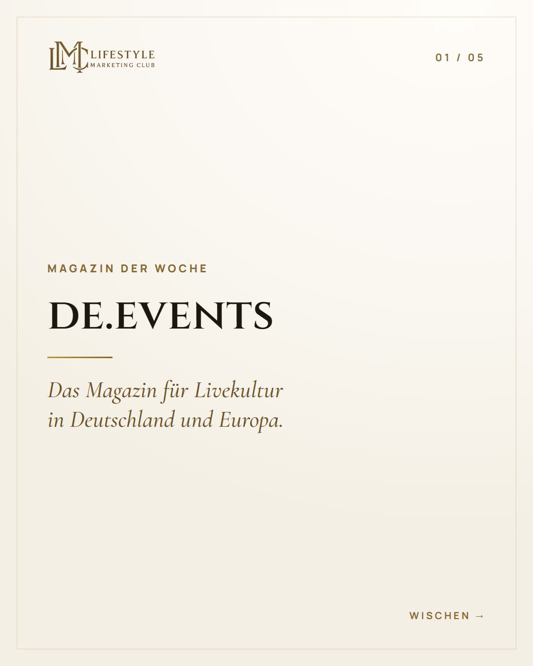 Magazin der Woche: de.events (1/5)