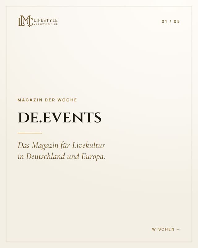 Post: Magazin der Woche: de.events