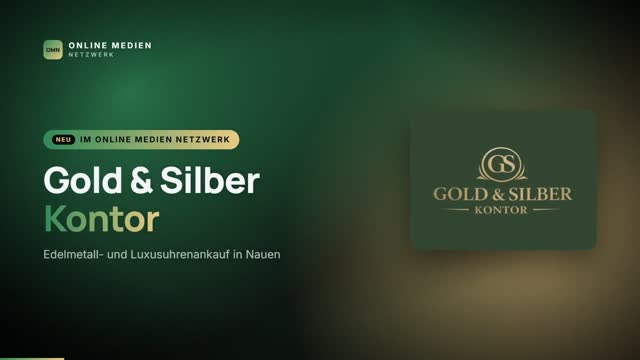 Video: Neu im Online Medien Netzwerk: Gold & Silber Kontor – Ankauf von Edelmetallen und Luxusuhren in Nauen