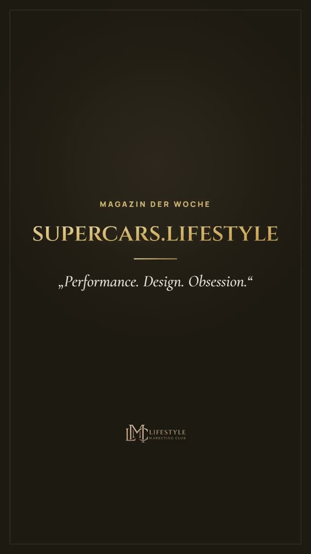vimix: Magazin der Woche: supercars.lifestyle
