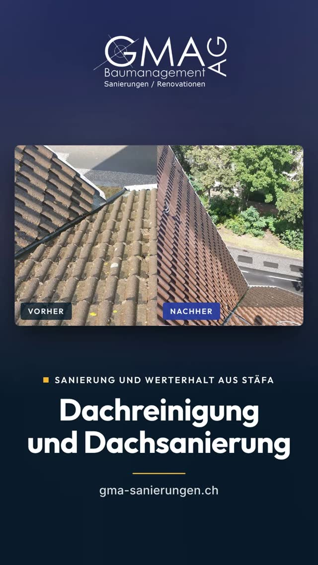 vimix: Dachreinigung und Dachsanierung: GMA Sanierungen aus Stäfa