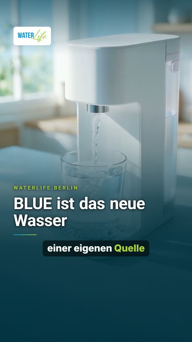 Thema Gesundheit und Longevity: Erklärvideo: Waterlife Berlin – reines Trinkwasser direkt aus dem Hahn