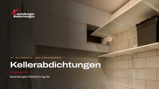 Video: Kellerabdichtungen: Lauenburger Bedachung aus Schömberg