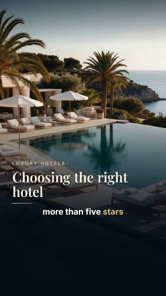 vimix: Choosing a luxury hotel: location, rooms, booking