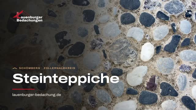 Video: Steinteppiche: Lauenburger Bedachung aus Schömberg