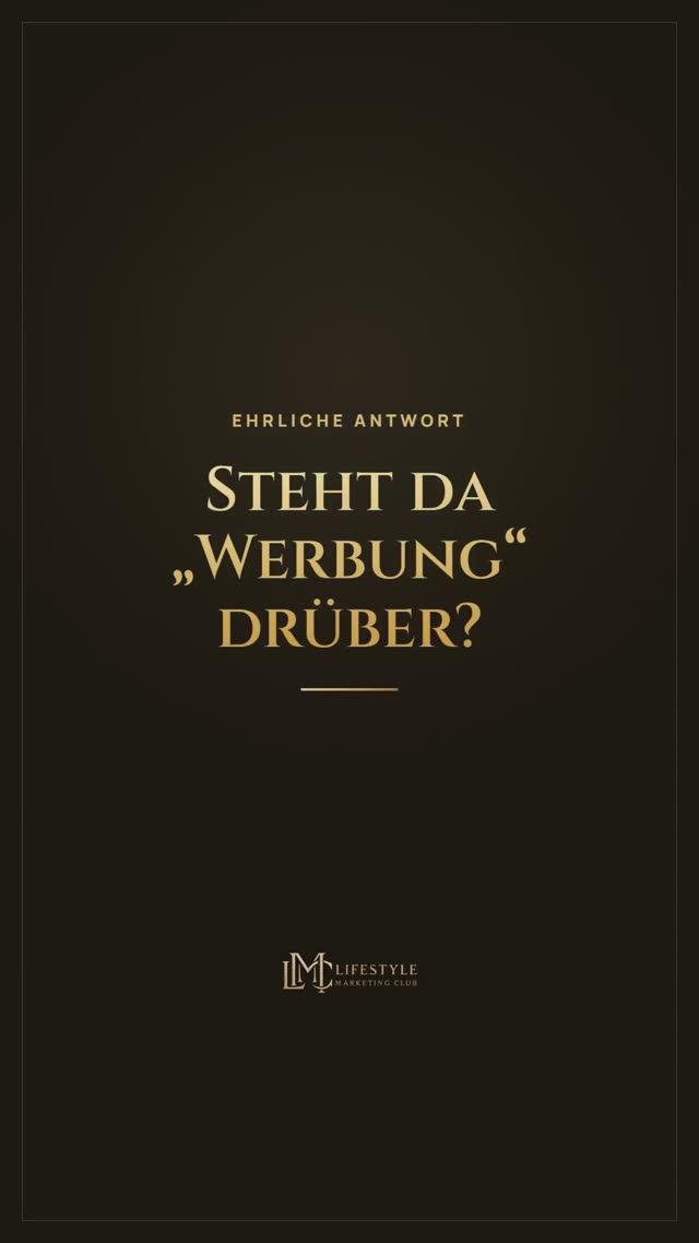 vimix: Steht da „Werbung“ drüber?