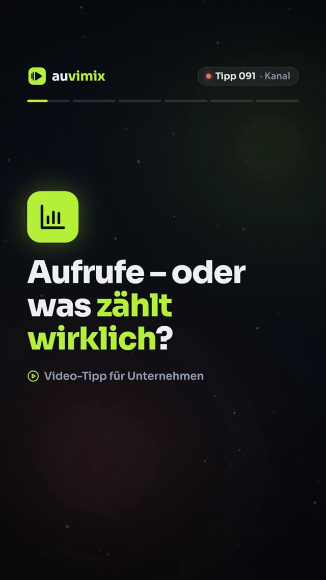 vimix: Video-Kennzahlen: Welche zählen wirklich?