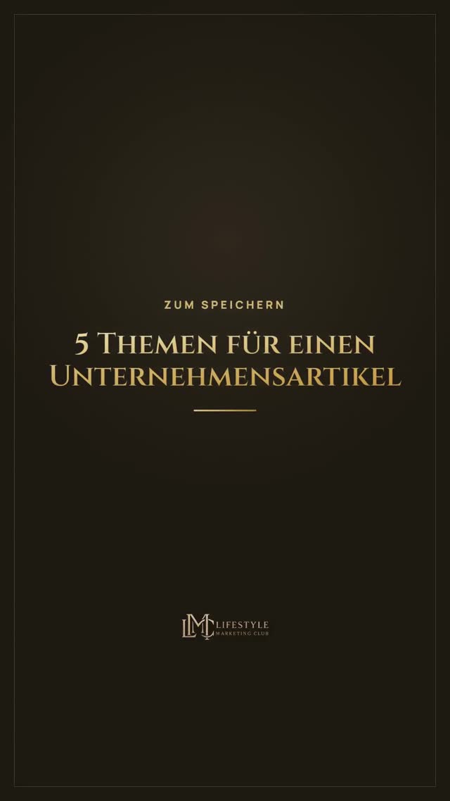 vimix: 5 Themen für einen Unternehmensartikel