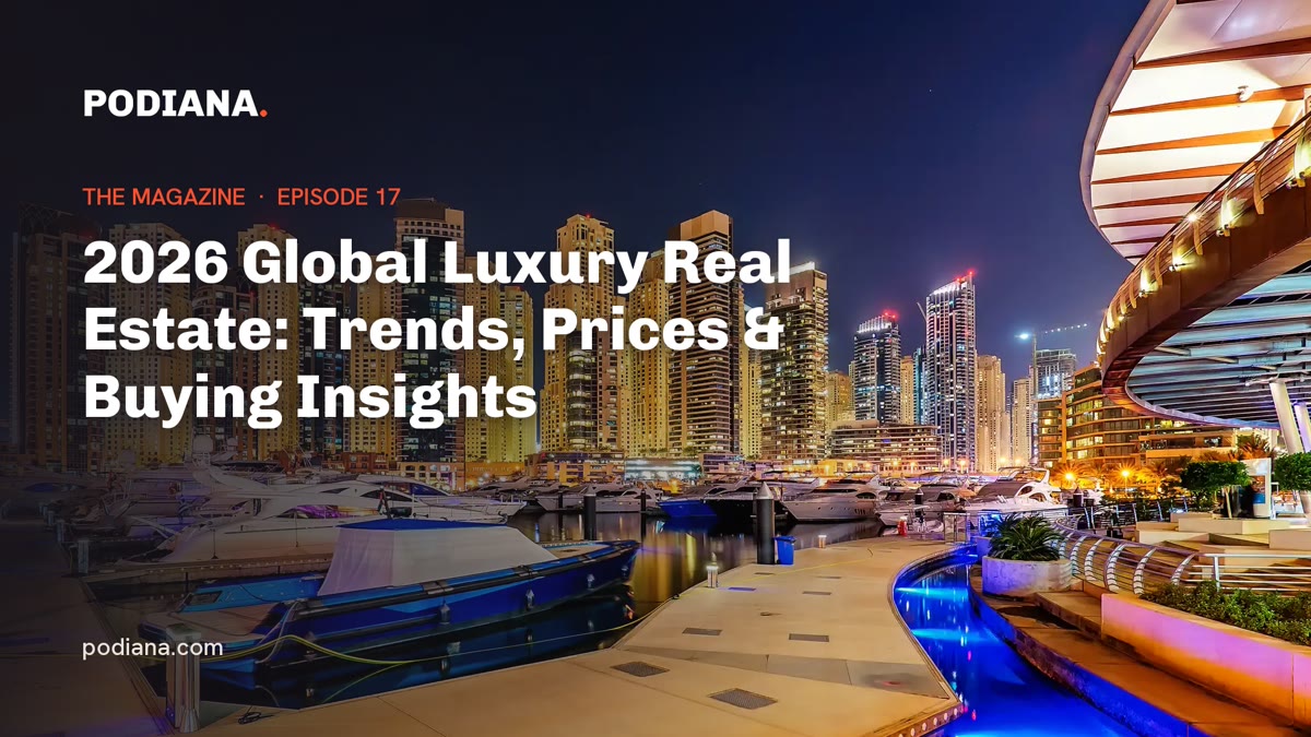 Cover: 2026 Global Luxury Real Estate: Trends, Prices & Buying Insights