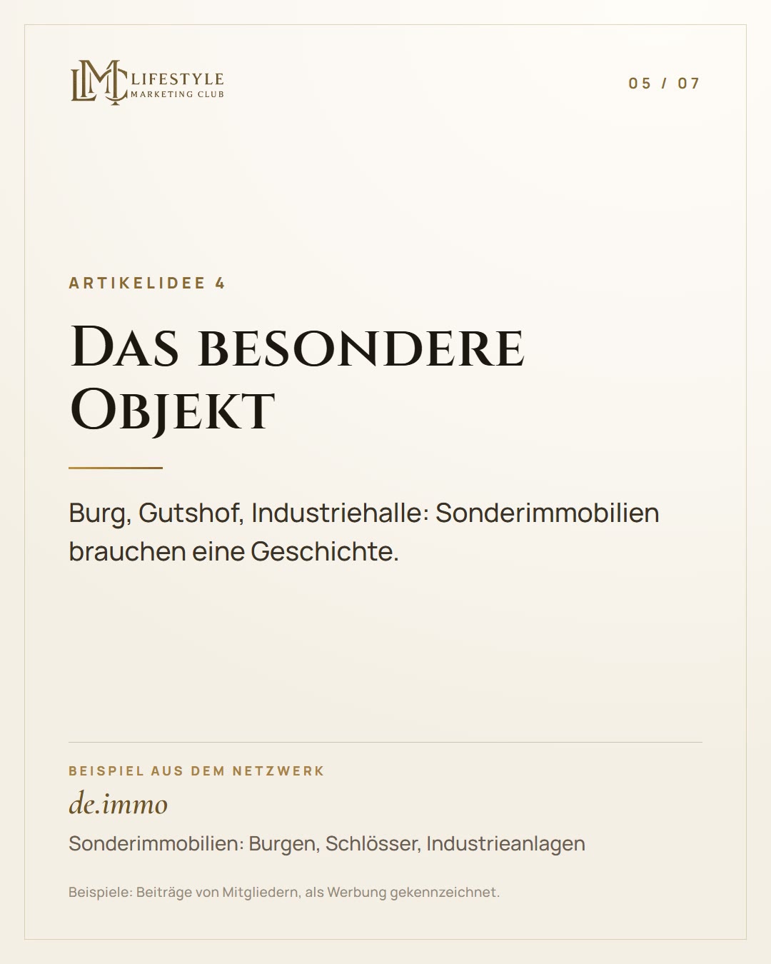 Dein Exposé zeigt das Objekt. Wer zeigt die Region? (5/7)