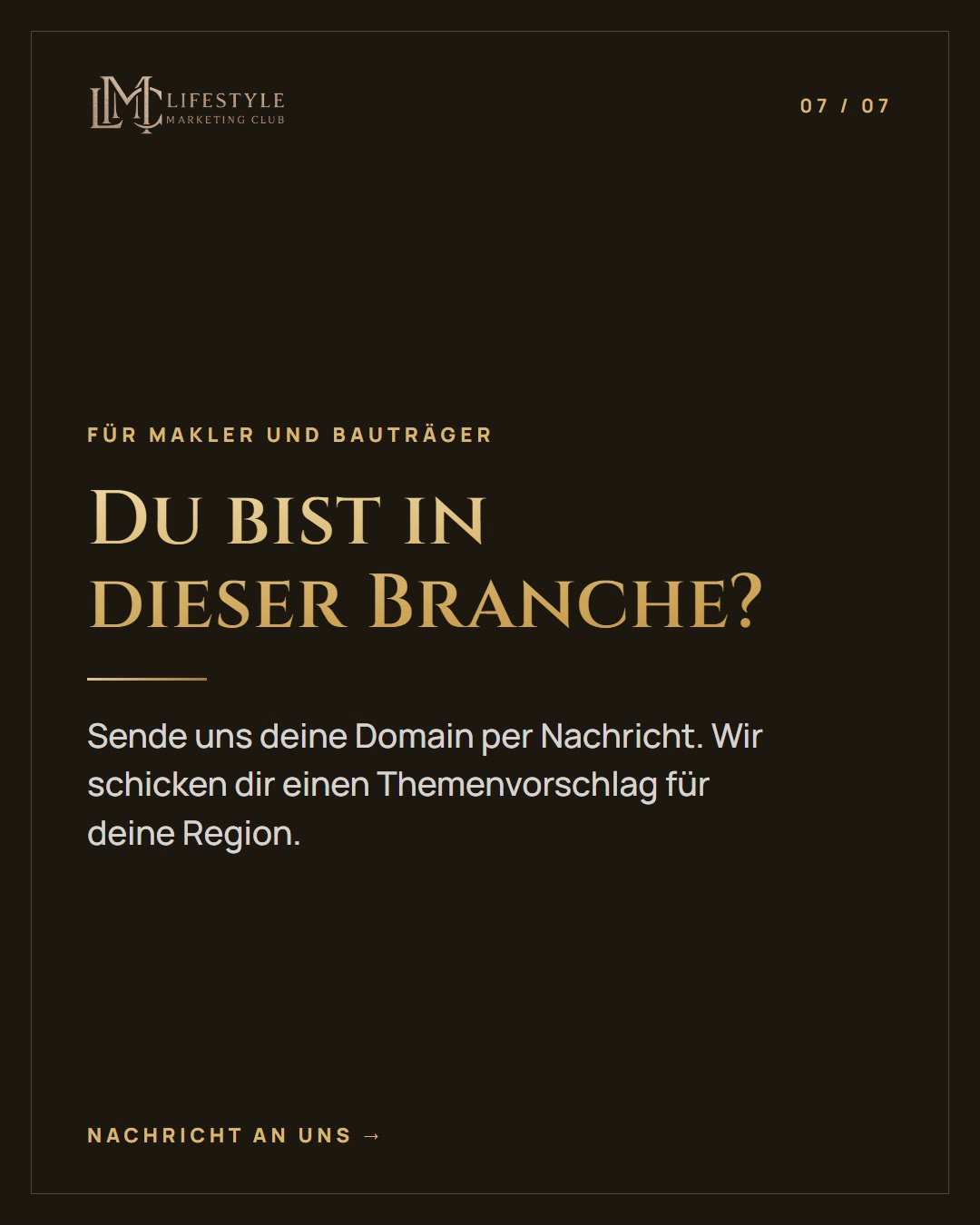 Dein Exposé zeigt das Objekt. Wer zeigt die Region? (7/7)