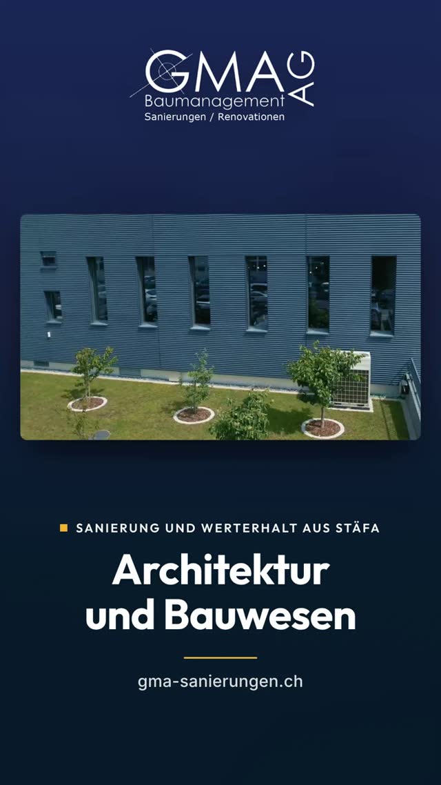 vimix: Architektur und Bauwesen: GMA Sanierungen aus Stäfa
