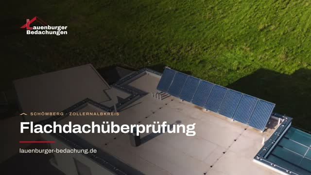 Video: Flachdachüberprüfung: Lauenburger Bedachung aus Schömberg